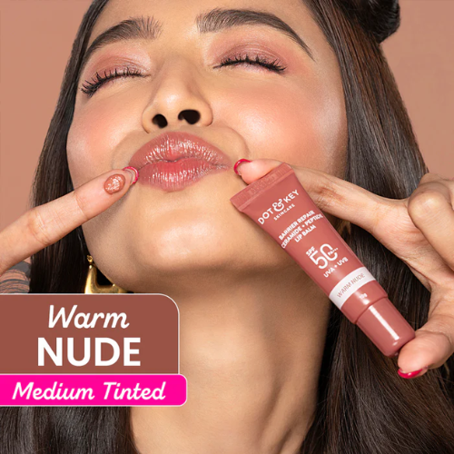 Dot & Key Ceramide + Peptide Lip Balm SPF 50 PA+++ (Warm Nude)