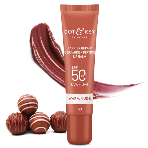 Dot & Key Ceramide + Peptide Lip Balm SPF 50 PA+++ (Warm Nude)