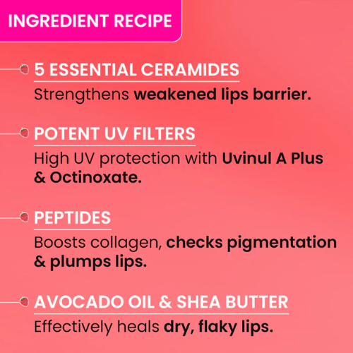 Dot & Key Ceramide + Peptide Lip Balm SPF 50 PA+++ (Red Romance)