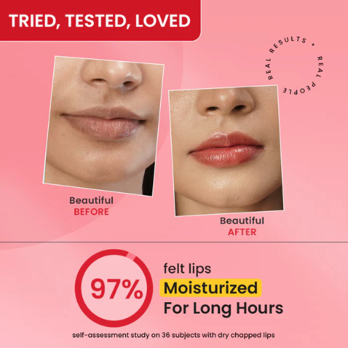 Dot & Key Vitamin C + E Brightening Lip Balm with SPF 50+ (Strawberry Crush High Tinted)