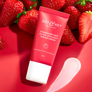 Dot & Key Strobe Cream (Moisturizer + Highlighter) Strawberry - Pearl Pink