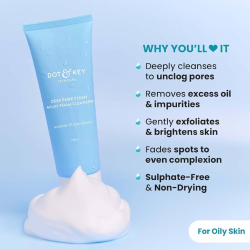 Dot & Key Deep Pore Clean Foaming Face Wash