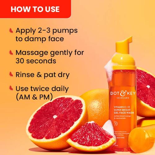 Dot & Key Vitamin C Foaming Face Wash 80ml