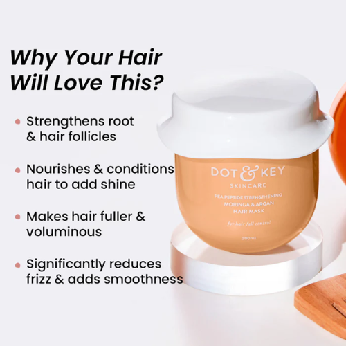 Dot & Key Hair Mask with Moringa + Argan Oil