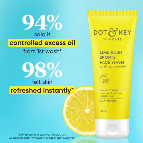 Dot & Key Lime Rush Sports Facewash 100ml