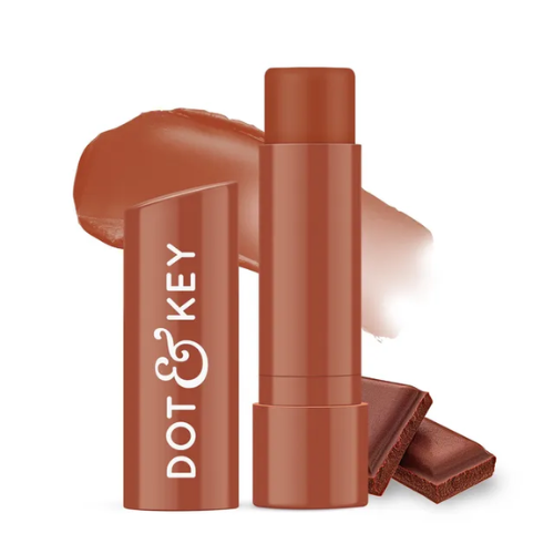 Dot & key SPF 50+ Barrier Repair Hydrating Lip Balm - Pack of 2 (Cocoa Nude + Cherry Crimson)