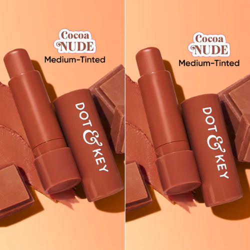 Dot & key SPF 50+ Barrier Repair Hydrating Lip Balm - Pack of 2 (Cocoa Nude (Pack of 2))