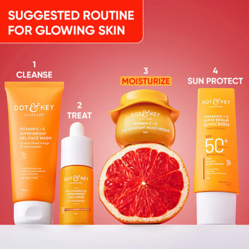 Dot & key Vitamin C + E Moisturizer, Pack of 2 120ml