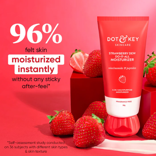 Dot & key Strawberry + Niacinamide Moisturizer, Pack of 2 160g