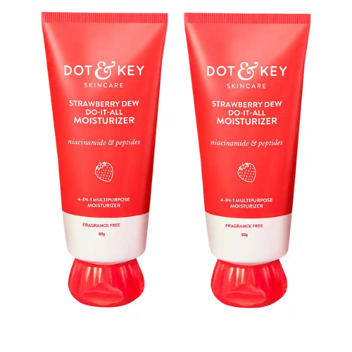 Dot & key Strawberry + Niacinamide Moisturizer, Pack of 2 160g