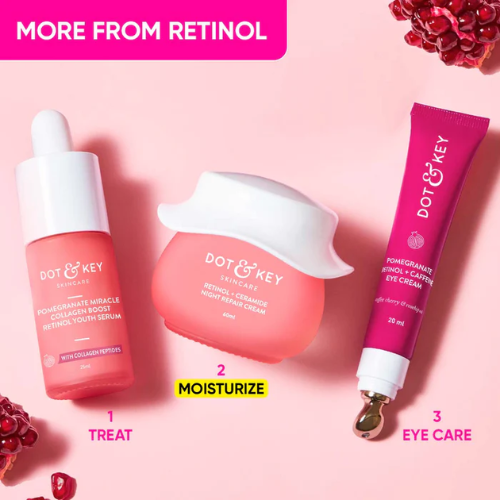 Dot & key Retinol + Ceramide Night Cream, Pack of 2 120ml