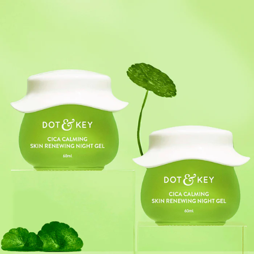 Dot & key Cica & Niacinamide Night Gel, Pack of 2 120ml
