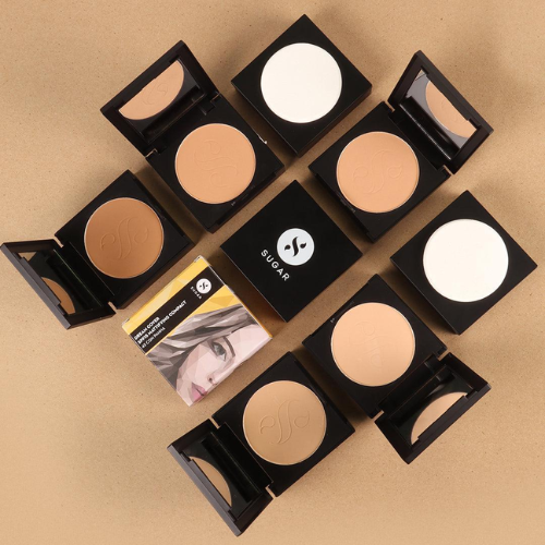 SUGAR Cosmetics Matte Attack Transfer proof Lipstick + Dream Cover SPF15 Mattifying Compact Powder