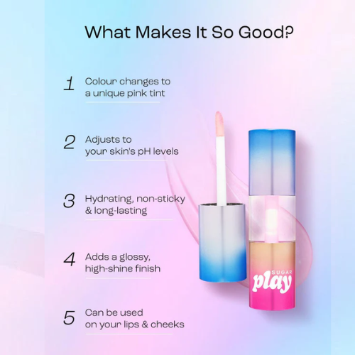 SUGAR Play Mega Hype Colour Changing Lip Oil