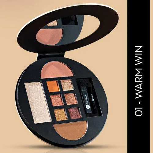 Sugar Contour De Force Eyes And Face Palette - 01 - Warm Win