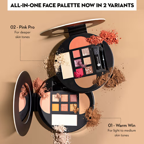 Sugar Contour De Force Eyes And Face Palette - 01 - Warm Win