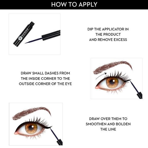 Sugar Eye Told You So! Smudgeproof Eyeliner - 01 Black Swan (Black)
