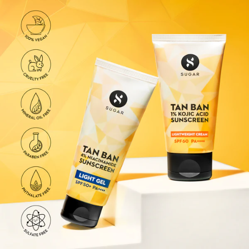 Sugar Tan Ban 1% Kojic Acid Sunscreen