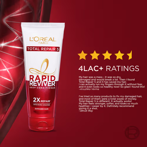 Loreal Paris Total Repair 5 Rapid Reviver Deep Conditioner 180ml