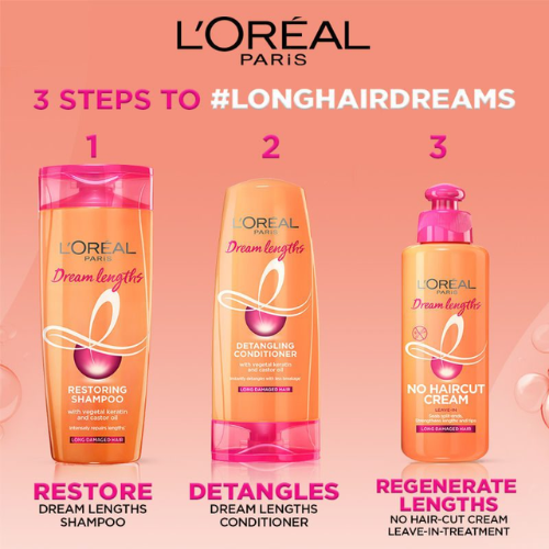 L'Oreal Dream Lengths Restoring Shampoo 192.5ml