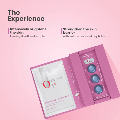 O3+Brightening Facial Kit With Peel Off Mask for Dull Skin (45gm)