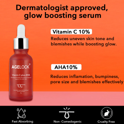O3+ Vitamin C plus AHA for open pores and acne scars (30g)