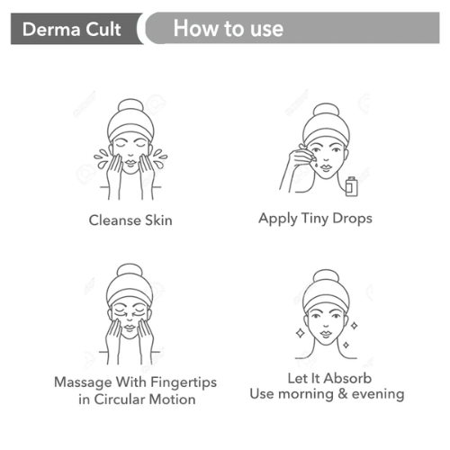 O3+ Derma Cult 100% Squalene Facial Oil to Moisturise, Nourish and Reduce Finelines (30ml)