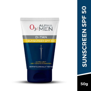 O3+ ALPHA MEN D TAN Sunscreen (50gm)