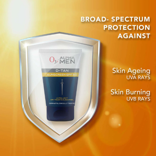 O3+ ALPHA MEN D TAN Sunscreen (50gm)