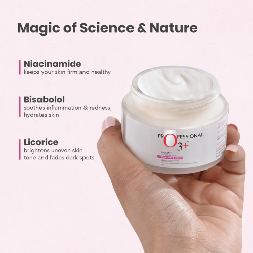 O3+ Radiant Day Cream SPF 30 Brightening And Radiant (50g)