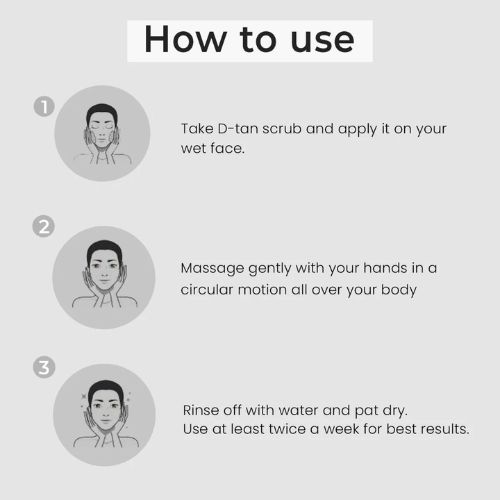 O3+ D Tan Scrub 50 Gram