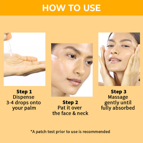 Nykaa SkinRX 20% Vitamin C + 1% Hyaluronic Acid Serum for Bright, Radiant and Hydrated Skin (30ml)