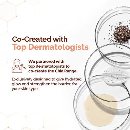 Mama Earth Chia Oil-Free Face Wash with Chia Seed & Ceramides for Hydrated Glow