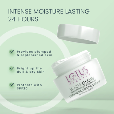 Lotus WhiteGlow Moisturising Cream SPF 20 | Skin Brightening