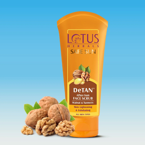 Lotus Safe Sun DeTan After-Sun Face Scrub