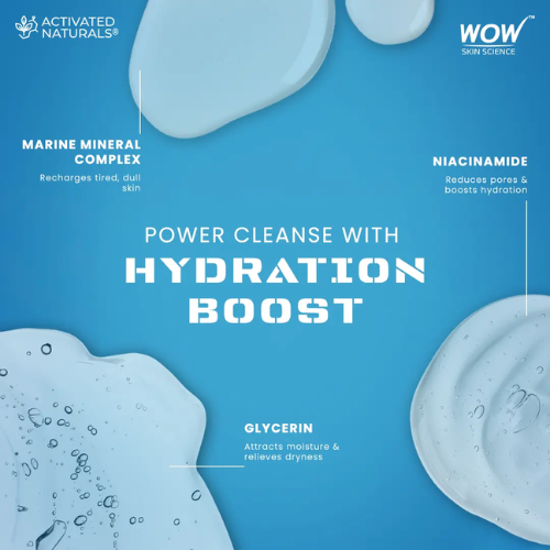 WOW Aqua Banger Face Wash For All Skin Types | 150 ml