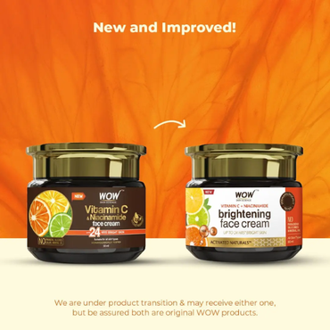 WOW Vitamin C & Niacinamide Face Cream | 50 ml