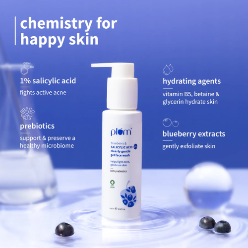 Plum 1% Salicylic Acid Clearly Gentle Gel Face Wash 100ml