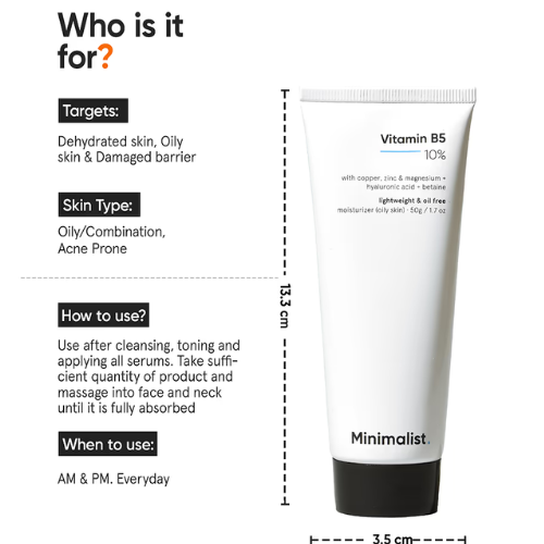 Minimalist Vitamin B5 10% Moisturizer 100g