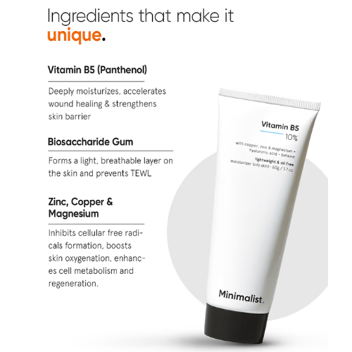 Minimalist Vitamin B5 10% Moisturizer 100g