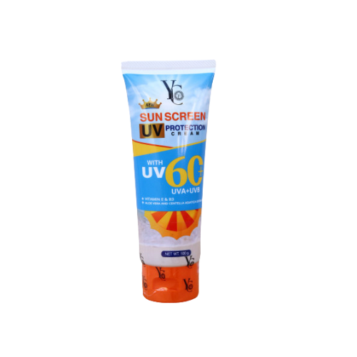 YC Sunscreen UV Protection SPF 60+ – Broad Spectrum UVA & UVB Defense | 100 g