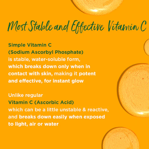 Simple Vitamin C Glow Facial Wash + Moisturising Gel Combo