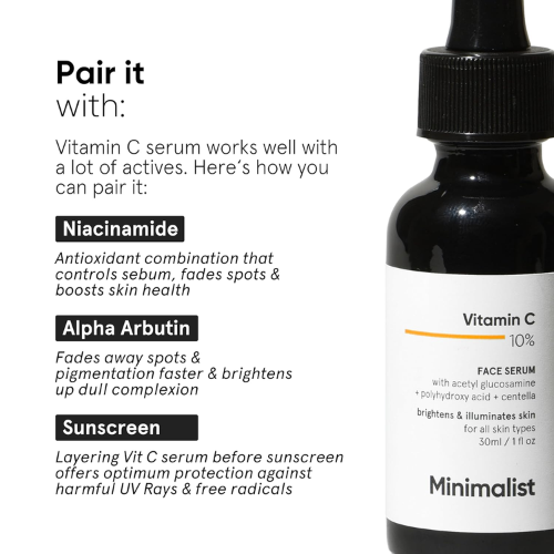 Minimalist Vitamin C 10% Face Serum 30ml