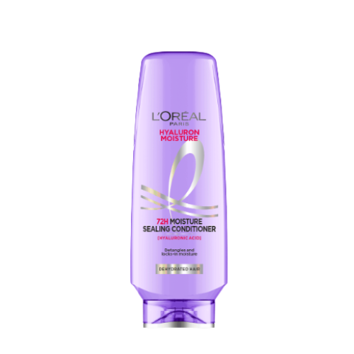 L’Oréal Paris Hyaluron Moisture 72H Moisture Sealing Conditioner – Deep Hydration for Dry Hair
