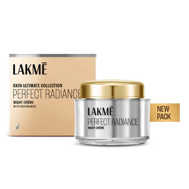 Lakmé Perfect Radiance Night Cream – Niacinamide for Brightening & Overnight Skin Renewal | 50 g