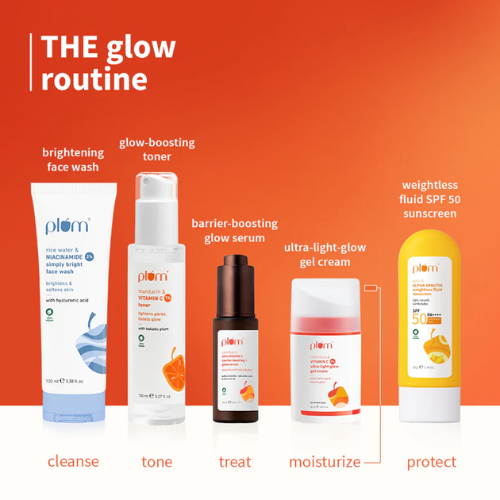 Plum 1% Vitamin C Ultra-Light Glow Boosting Gel Cream with Alpha Arbutin