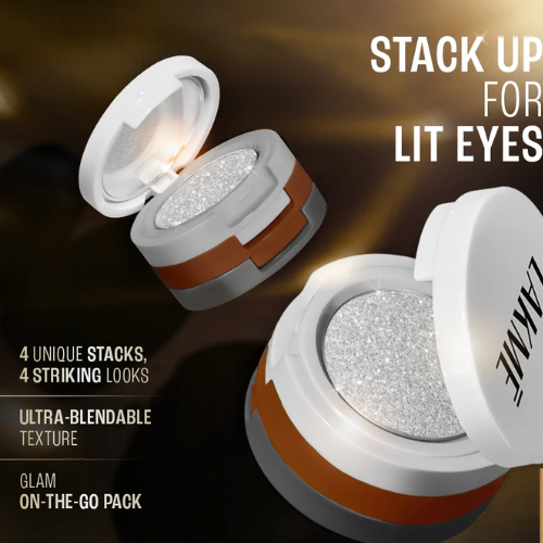 Lakmē 9to5 Eyeconic Shadow Stack Smokey Diva - Long-Wear Eyeshadow