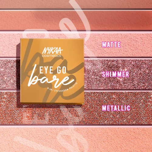 Nykaa Cosmetics Eye Go Bare 9 in 1 Highly Blendable Eyeshadow Palette (9g)