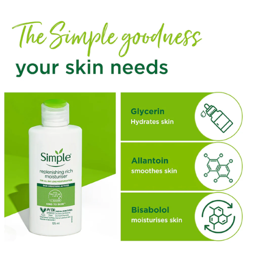 Simple Replenishing Rich Moisturiser 125ml