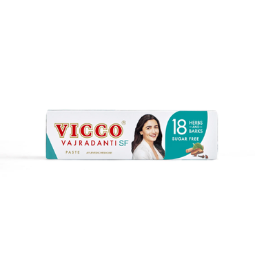 Vicco Vajradanti Sugar Free Paste | Ayurvedic Herbal Toothpaste for Healthy Teeth & Gums